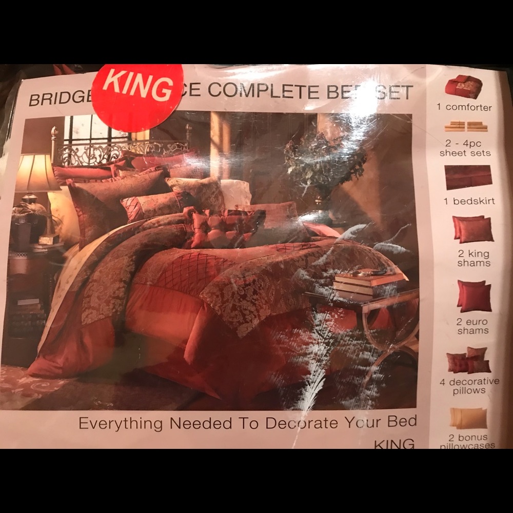 Bridge 20 piece Complete bedding set king